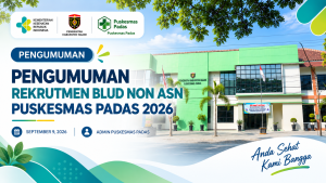 PENGUMUMAN REKRUTMEN BLUD NON ASN PUSKESMAS PADAS 2026